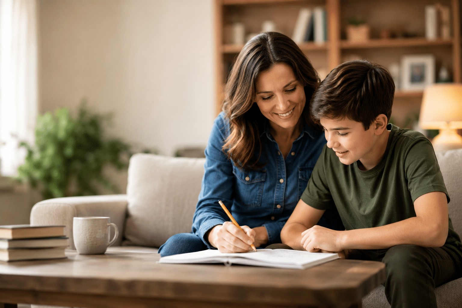 Child receiving support with ADD and ADHD coaching